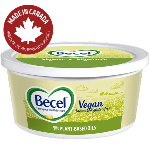 Product Page, Becel Vegan | Made with 100% Vegan Ingredients