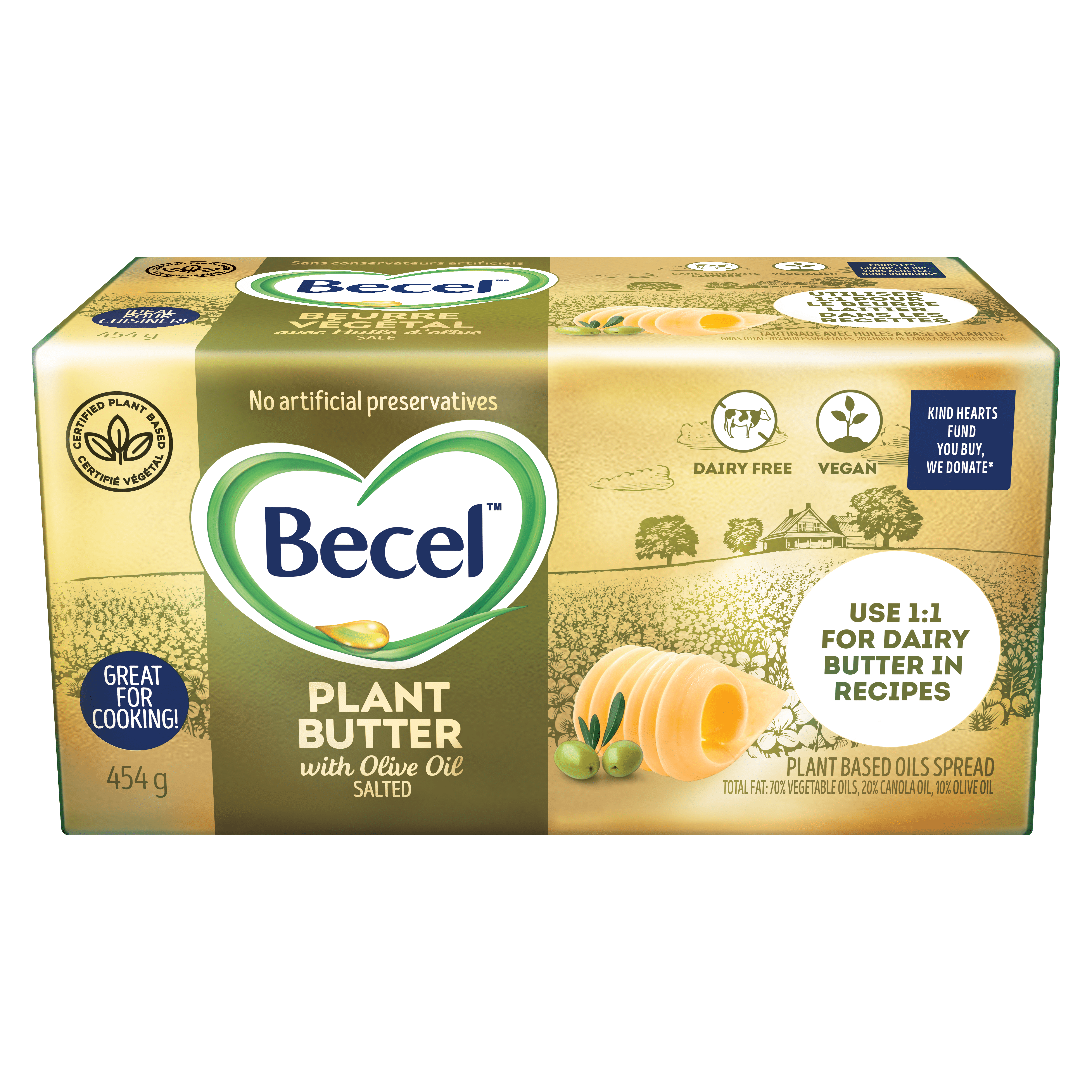 Dairy Free Becel Plant Butter with Olive Oil, Salted Becel