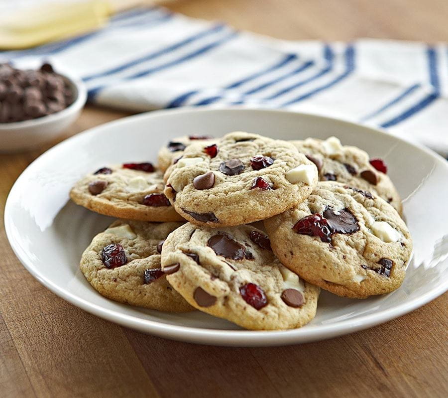 recipe image Triple Chocolate Cherry Cookies