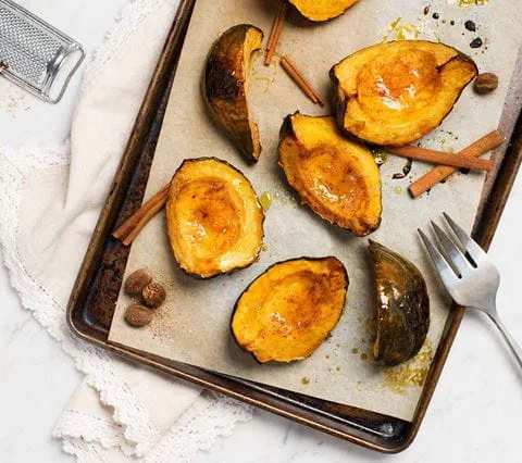 recipe image Courge grillée sucrée et épicée