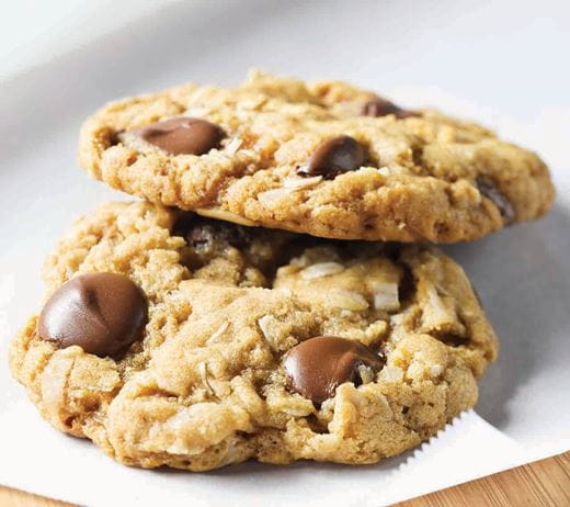 recipe image Biscuits à l’avoine et aux brisures de chocolat