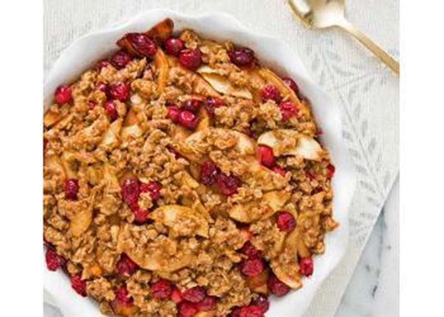 recipe image Apple Crisp with Cranberry and Pear