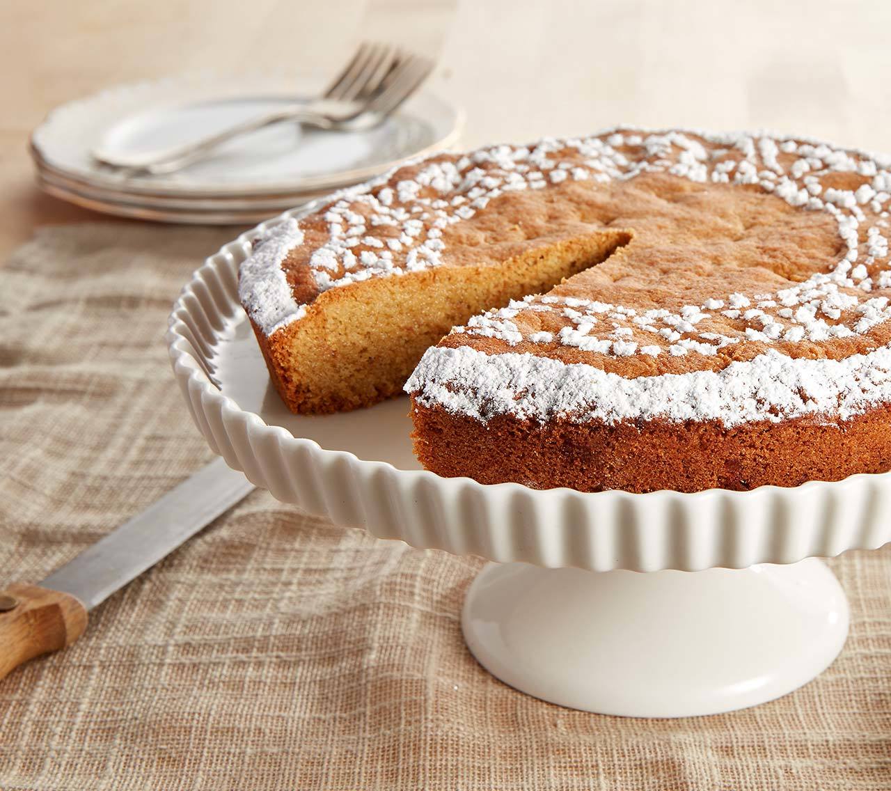 Gluten Free Brown Sugar Toffee Cake| Becel