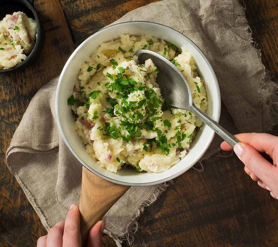 recipe image Garlic Parsley Mashed Potatoes