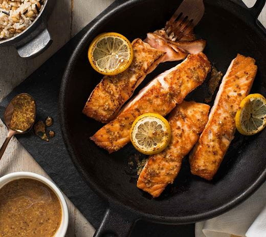 recipe image Maple Mustard Salmon