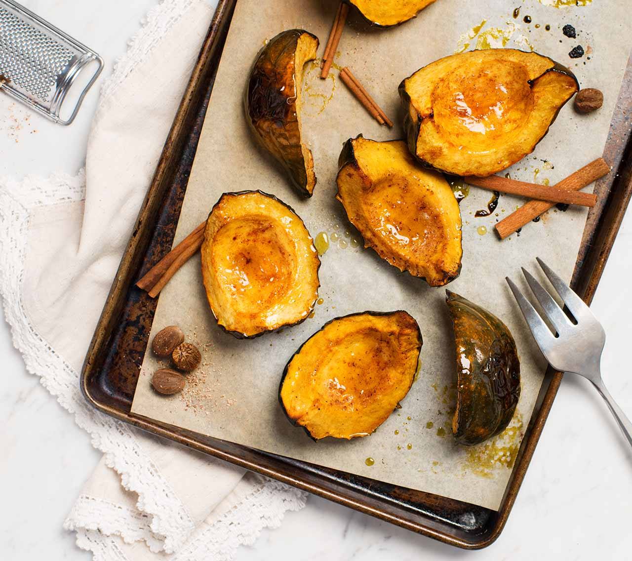 Roasted Squash with Sugar & Spice| Becel
