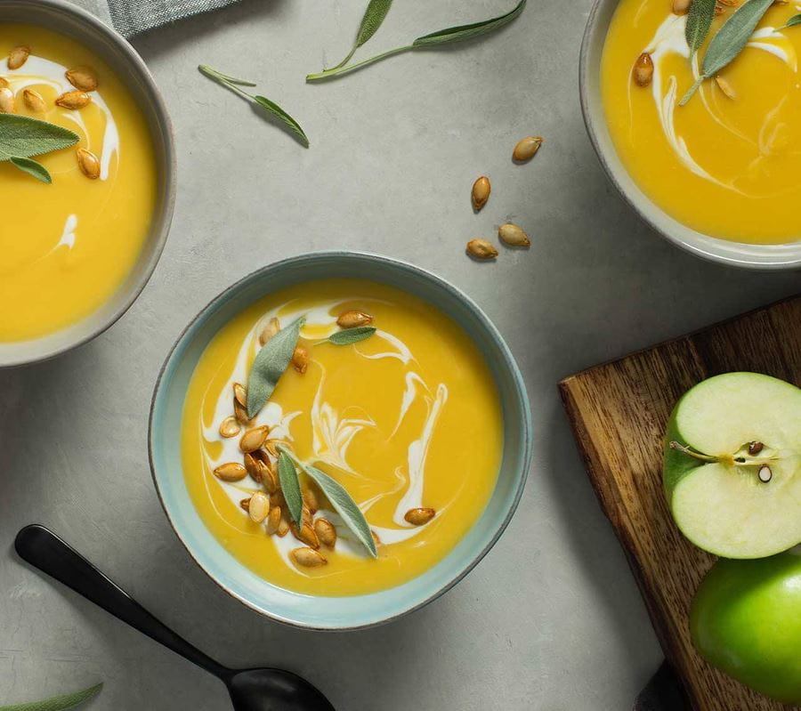 recipe image Butternut Squash and Apple Soup