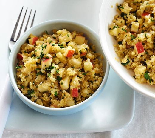 recipe image Salade de quinoa, pomme et cari