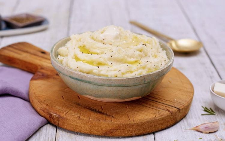 Purée de pommes de terre et chou-fleur