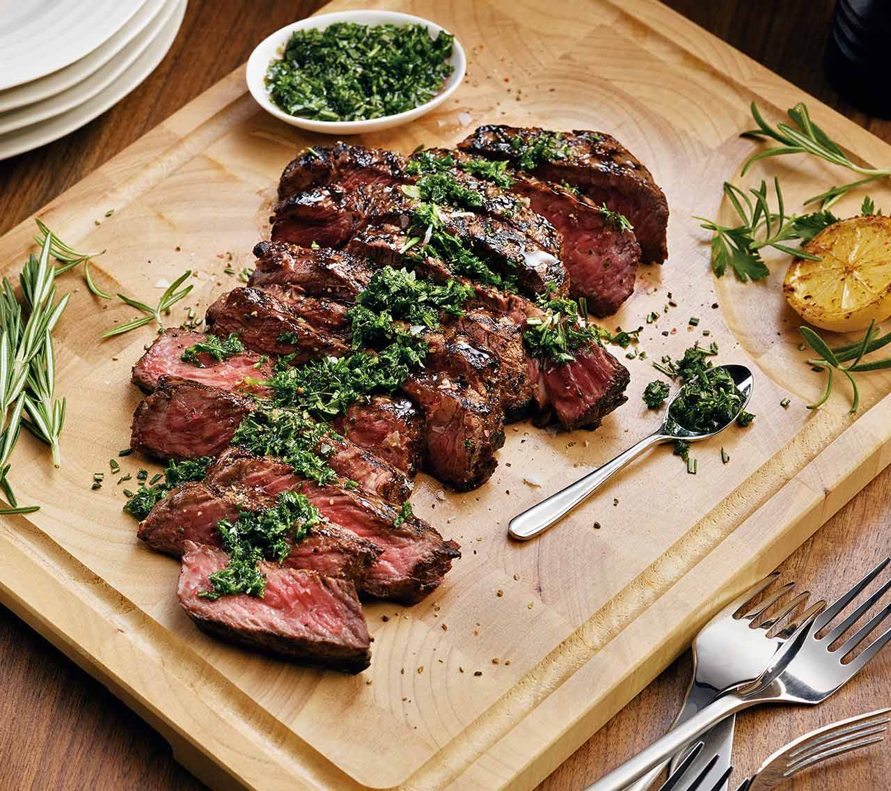 Sirloin Steak with Fresh Herbs| Becel