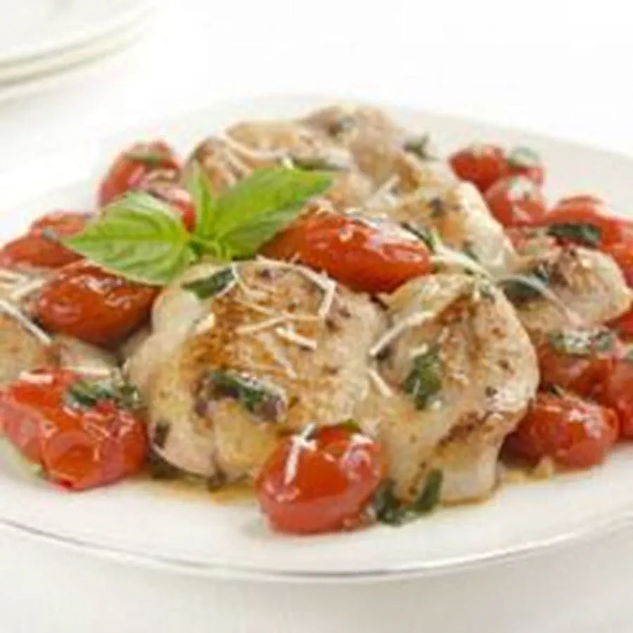 recipe image Poulet aux tomates facile