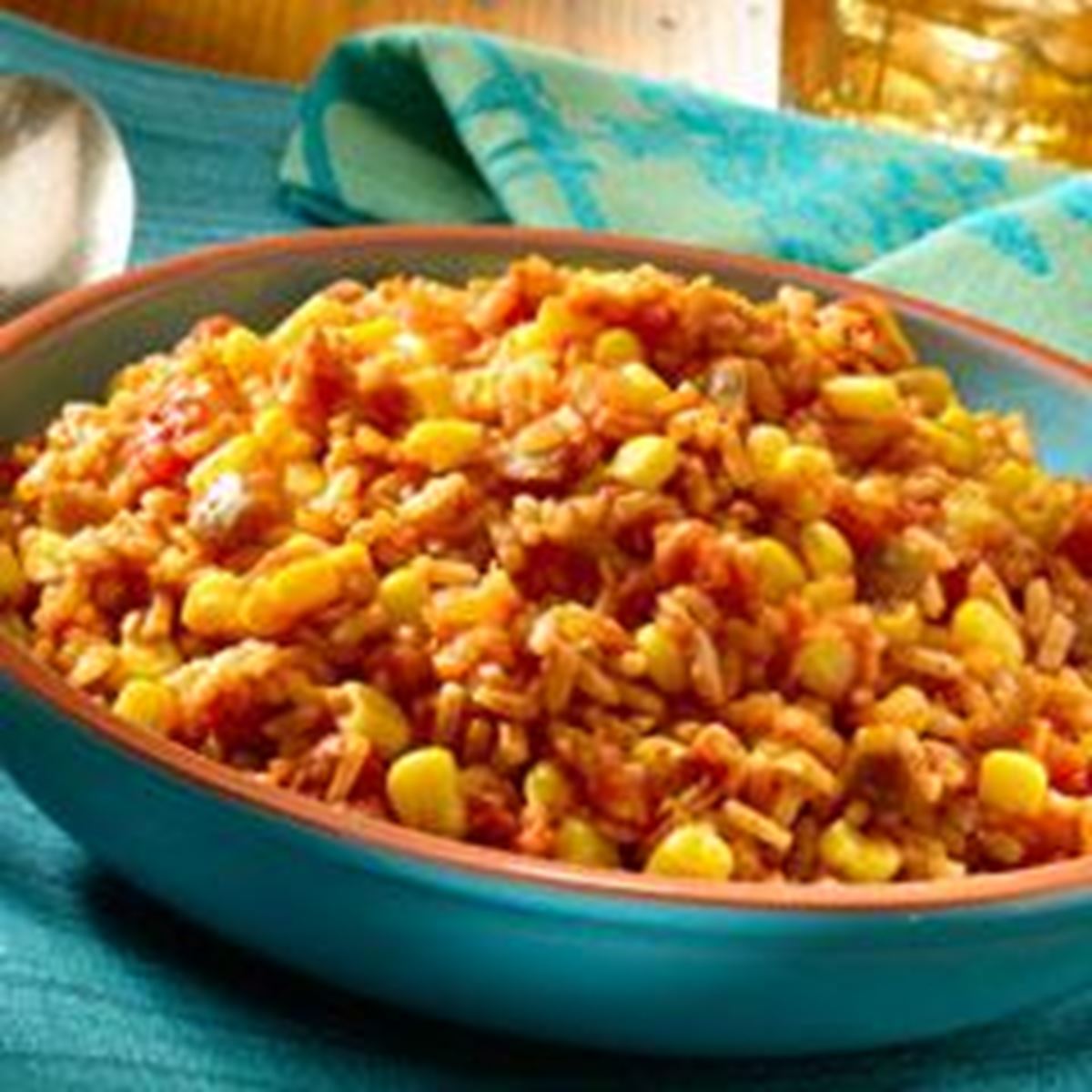 recipe image Légumes Aztèques et riz
