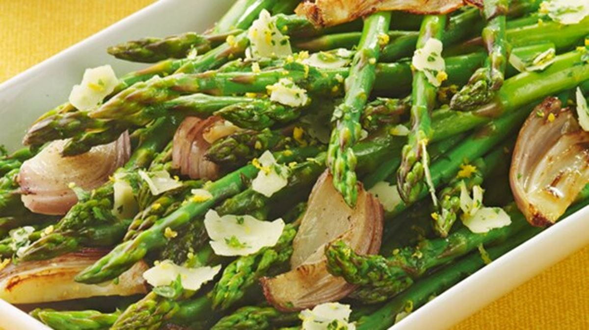 recipe image Roasted Asparagus with Parmesan Cheese