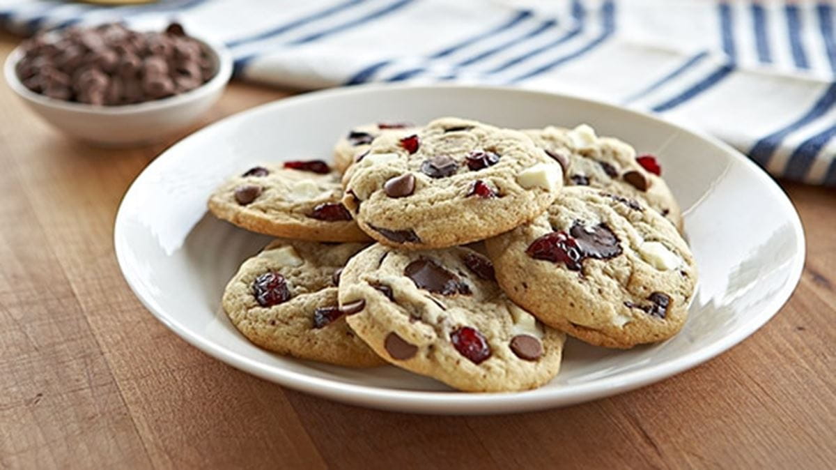 recipe image Triple Chocolate Cherry Cookies