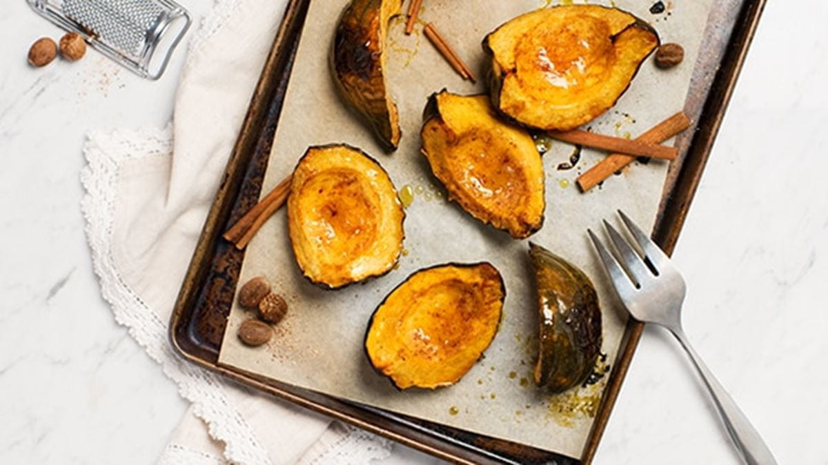 recipe image Courge grillée sucrée et épicée