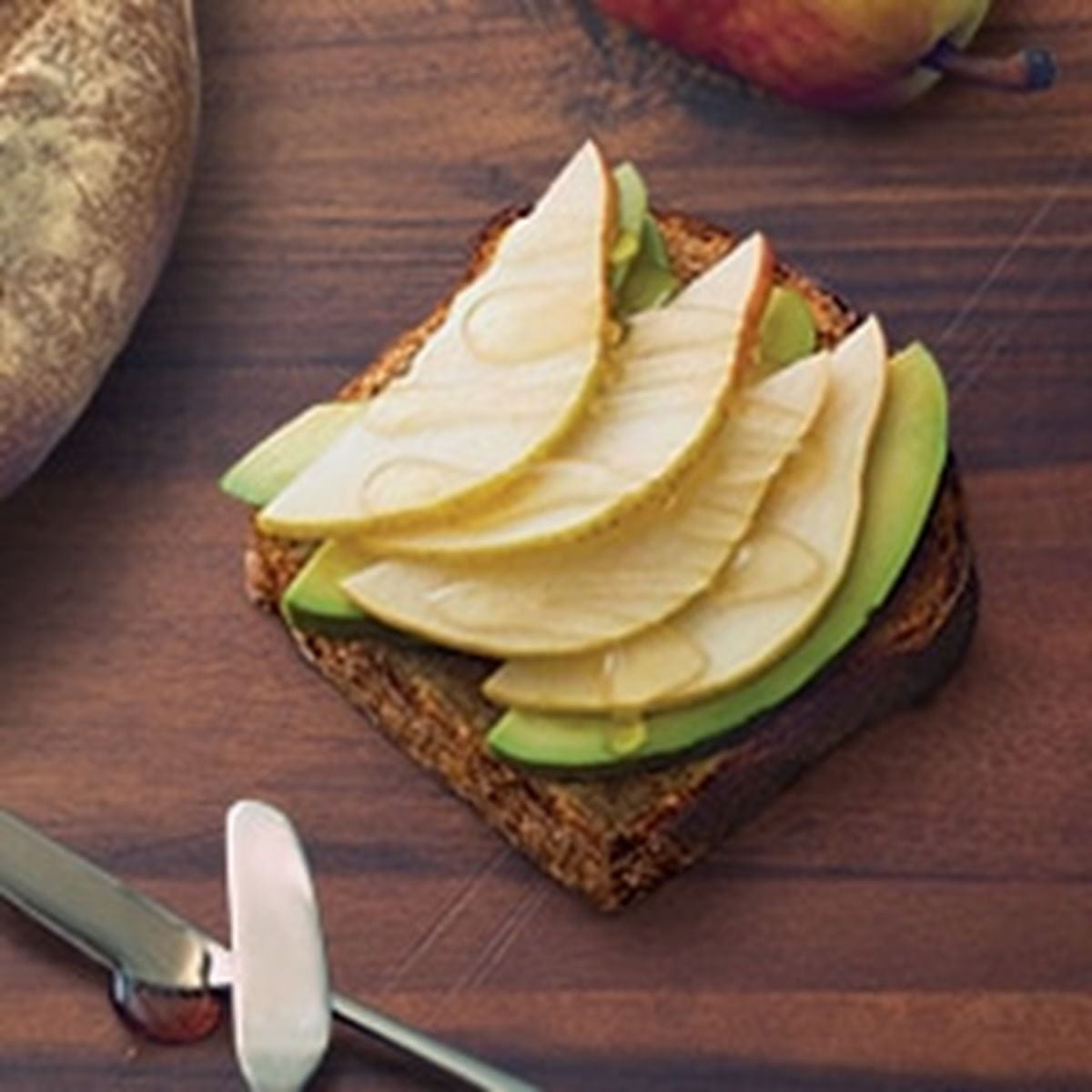 recipe image Avocado Toast with Pear and Honey