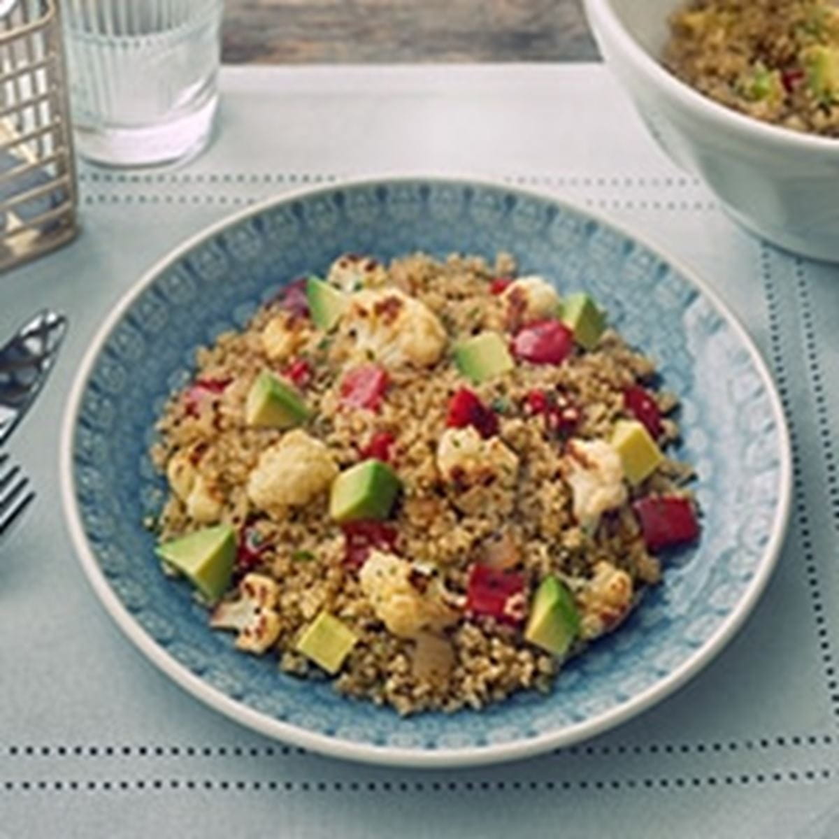 recipe image Honey-Lime Quinoa and Cauliflower Salad