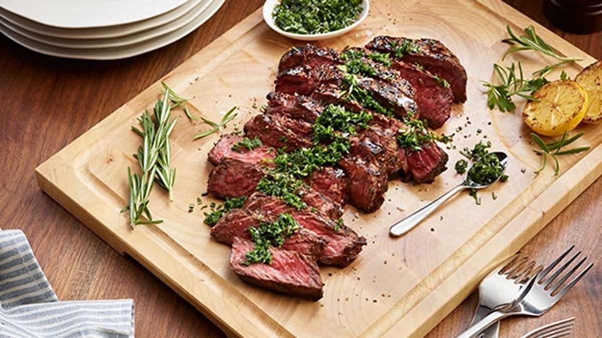 recipe image Sirloin Steak with Fresh Herbs