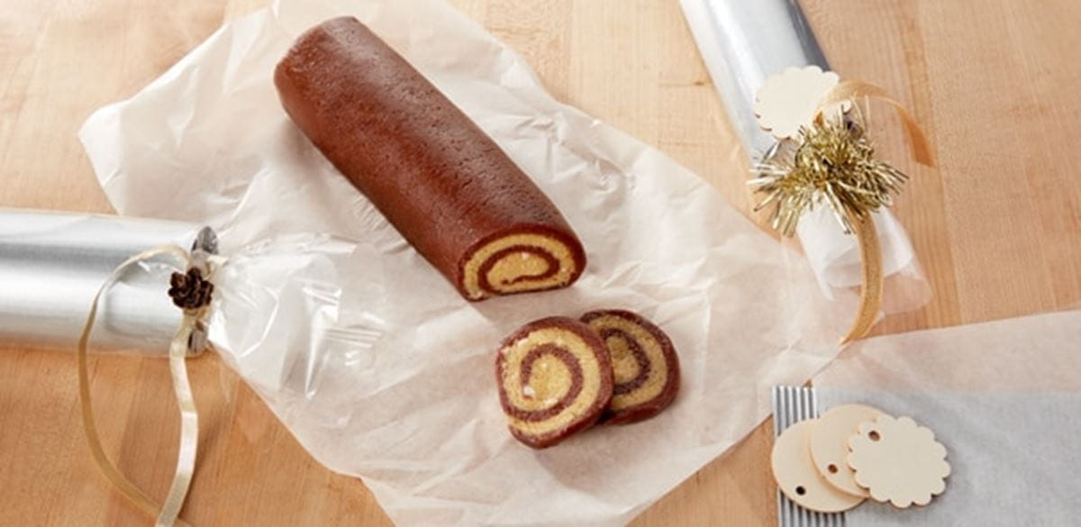 recipe image Chocolate Peppermint Spiral Cookies