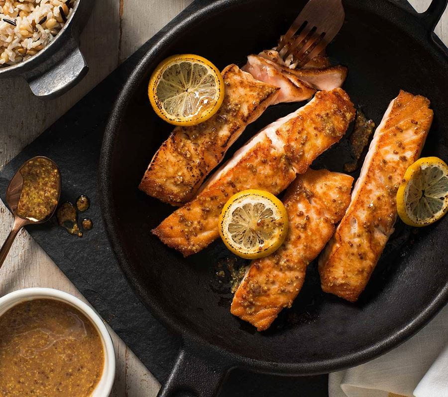 recipe image Maple Mustard Salmon