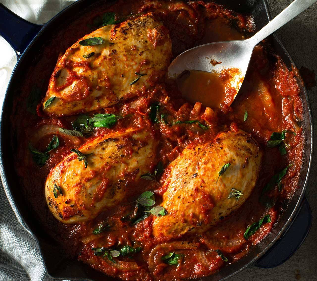 Chicken with Tomato & Fennel| Becel
