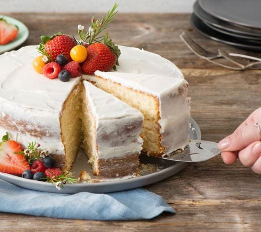recipe image Gâteau étagé à la vanille