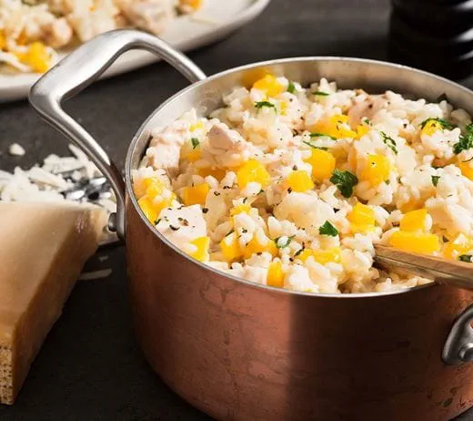 recipe image Risotto de poulet à la sauge